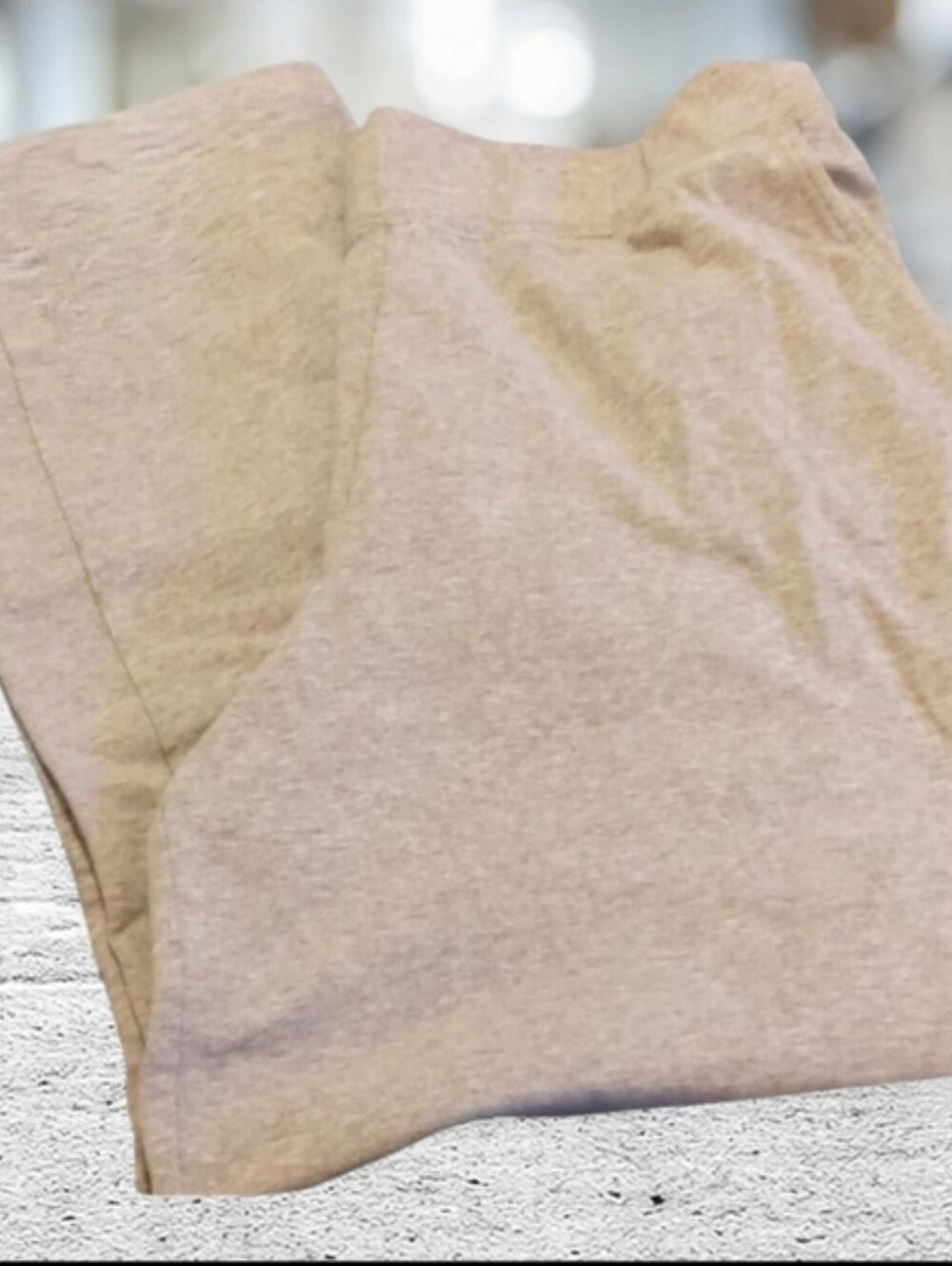 16-18 XL P white stag gray joggers/pull on pants. POCKETS